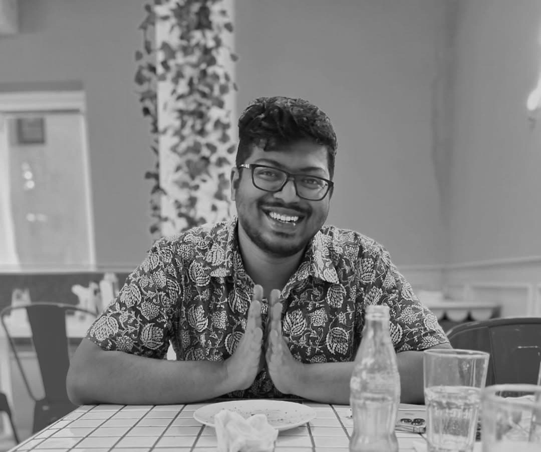 Vamsi Bhogi, Co-founder of Platestory, in the Anna Nagar kitchen.
